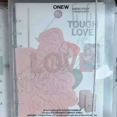 [BUNJANG] Onew (SHINee) The Tough Love Album Set / 온유 터프러브 앨범 2종 SET (노트ver +북ver)