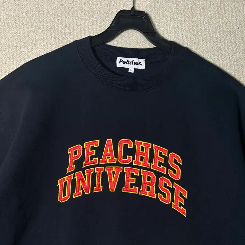 [BUNJANG] Peaches Universe Black Sweatshirt / (L) 피치스 유니버스 블랙 맨투맨