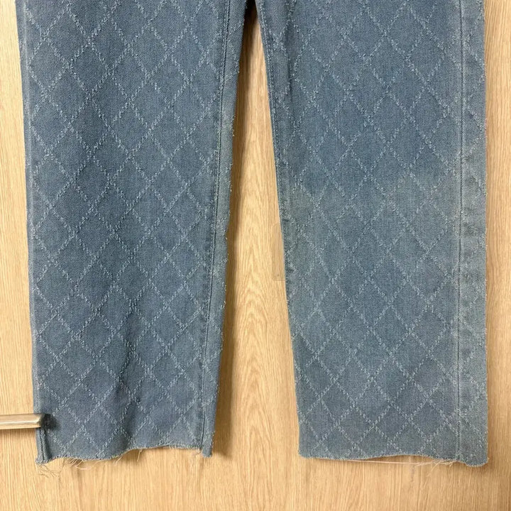 [BUNJANG] Diamond Pattern Denim Pants [M] / 다이아몬드 패턴 데님 팬츠[M]