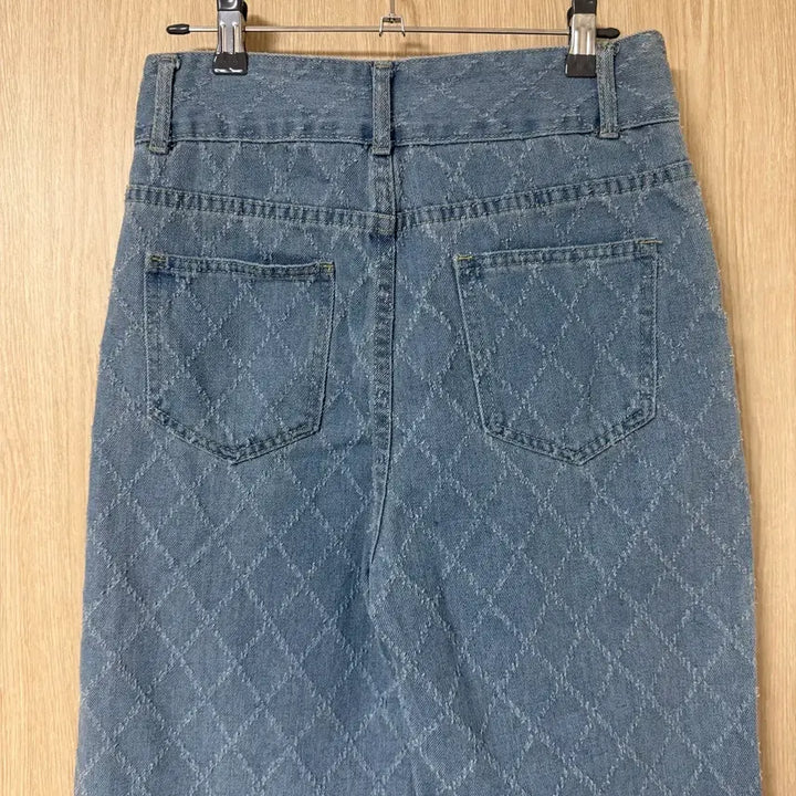 [BUNJANG] Diamond Pattern Denim Pants [M] / 다이아몬드 패턴 데님 팬츠[M]