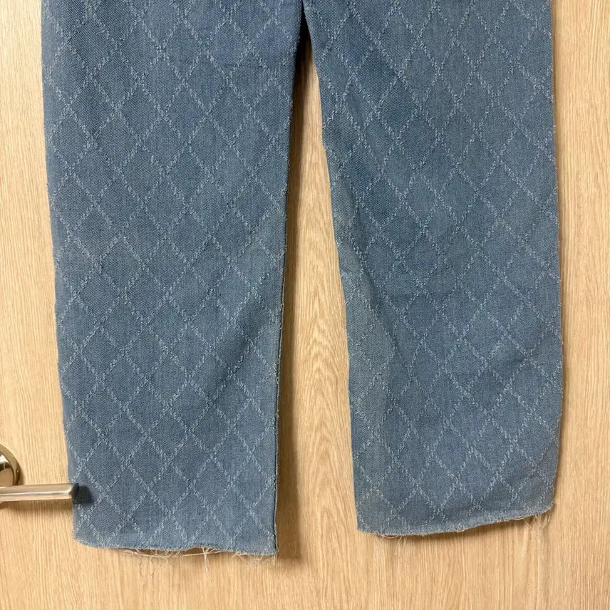 [BUNJANG] Diamond Pattern Denim Pants [M] / 다이아몬드 패턴 데님 팬츠[M]