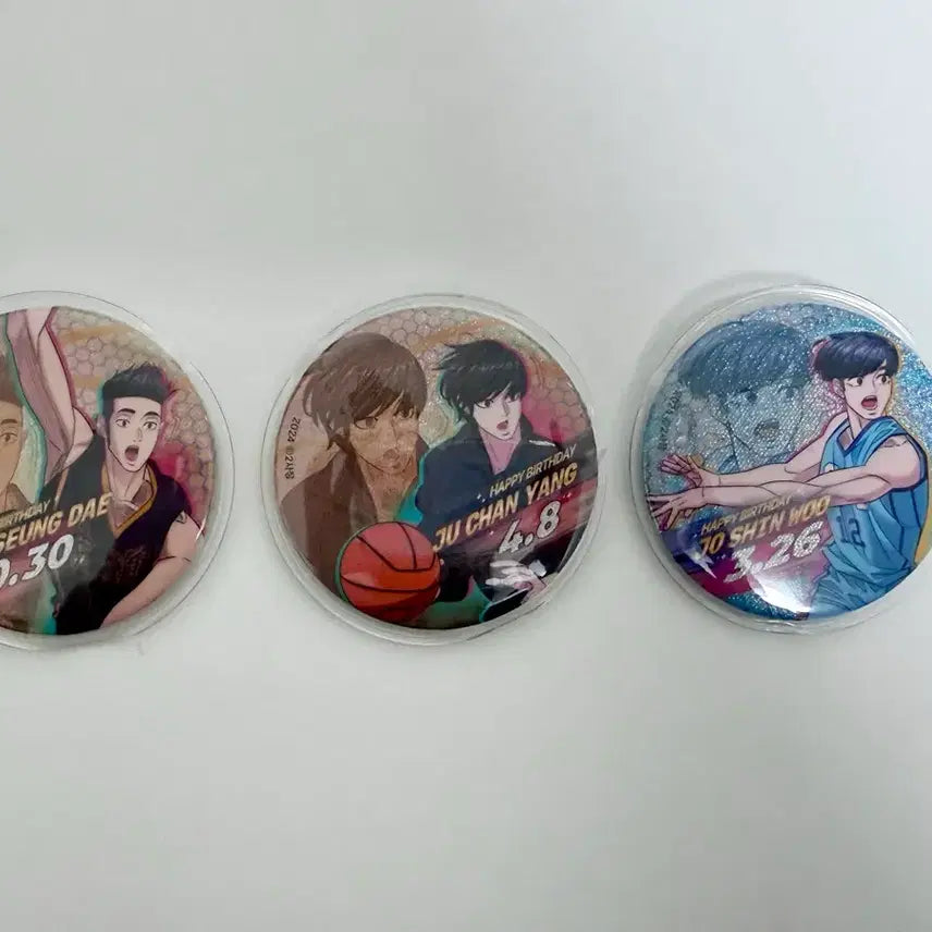 [SOLD OUT] (일괄) 가비지타임 갑타 캔뱃지 커버포함 주찬양 임승대 조신우