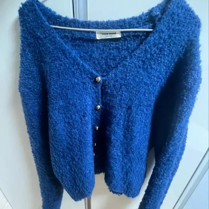 [BUNJANG] V-neck Cardigan Knit / 브이넥 가디건 니트