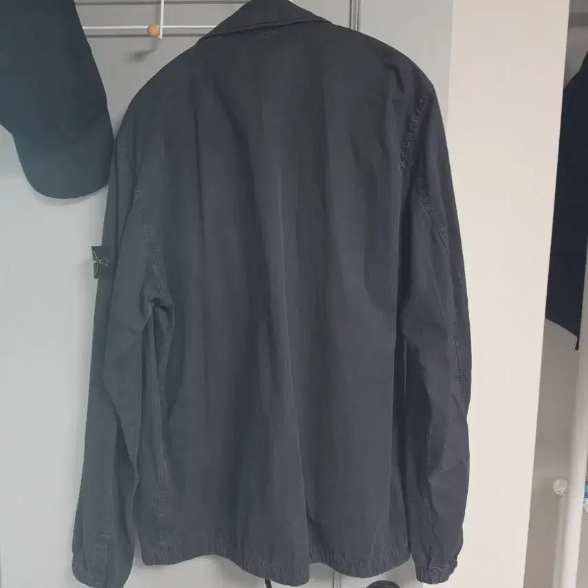 [BUNJANG] Stone Island Old Effect Overshirt Black / 스톤아일랜드 올드 이펙트 오버셔츠 블랙
