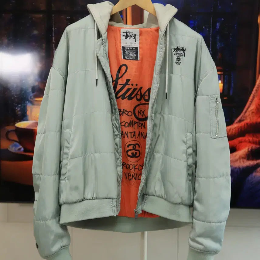 [SOLD OUT] 이 색감 하나로 끝나는 스투시 패딩 XL 여유핏