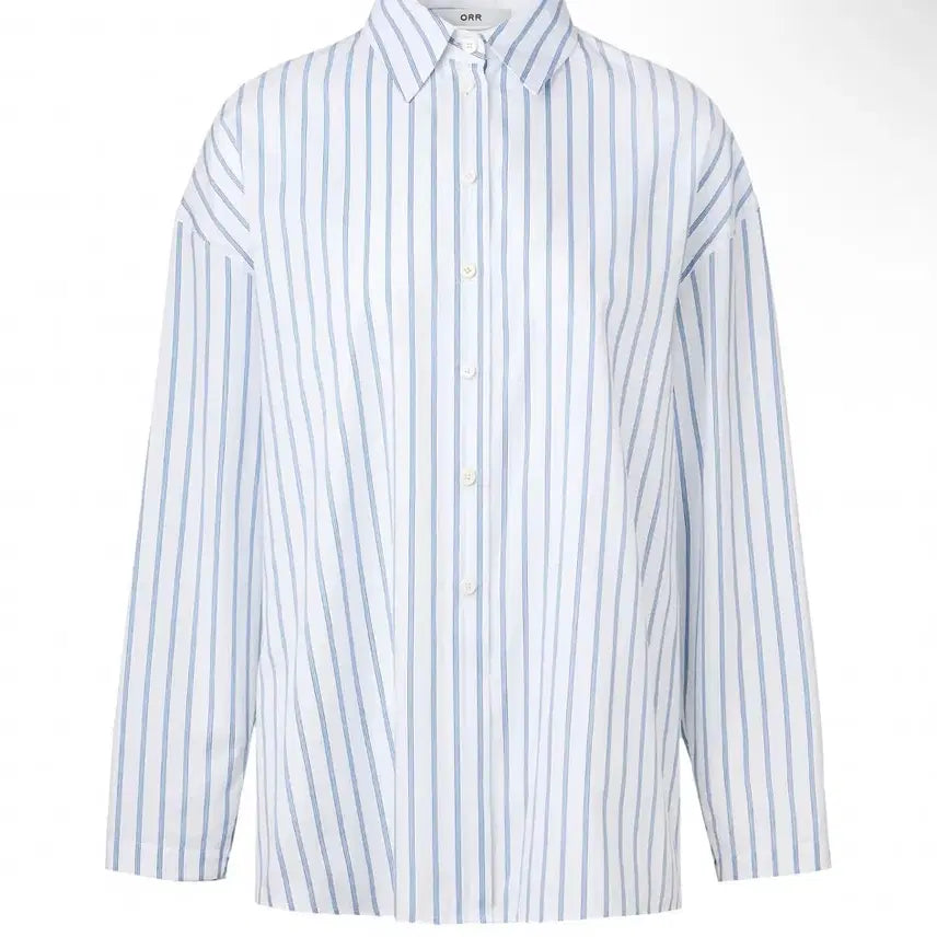 [BUNJANG] ORR PD Lab Shirt - Blue Stripe Women&