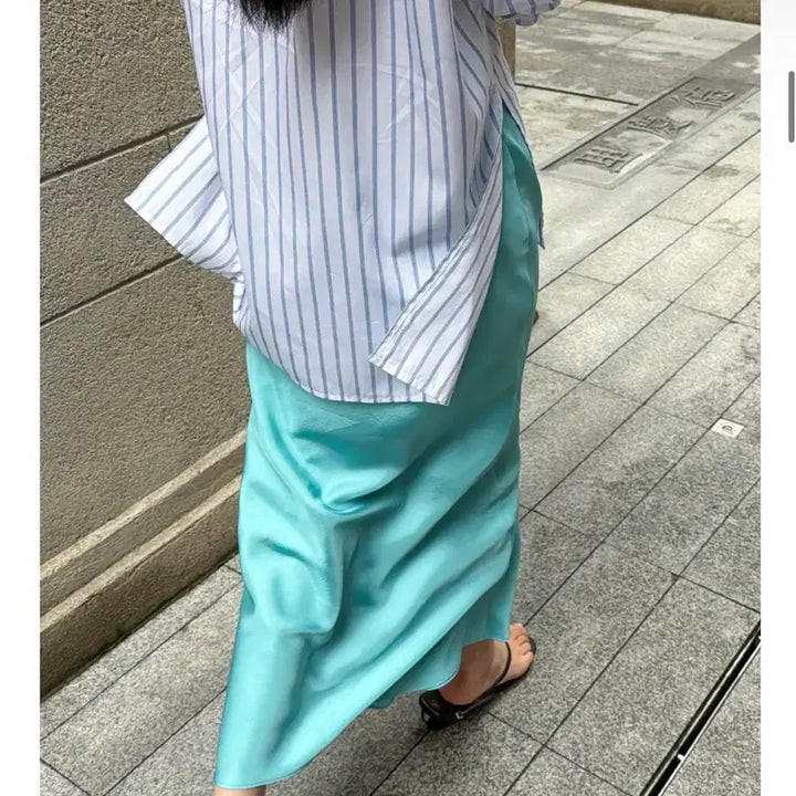 [BUNJANG] ORR PD Lab Shirt - Blue Stripe Women&