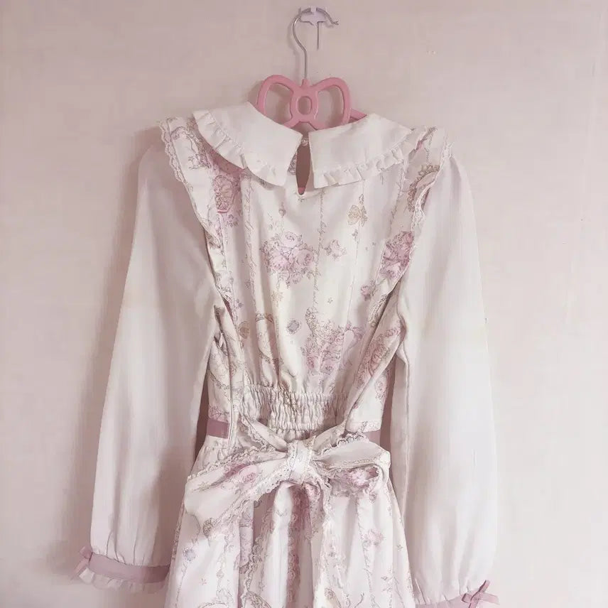 [BUNJANG] Liz Lisa Jewelry White Dress Set / 리즈리사 쥬얼리 원피스 화이트 양산형 lizlisa 셋업 소잉베어 교환