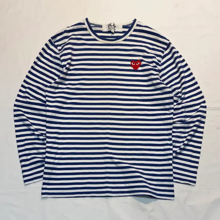 [SOLD OUT] 나우아임영 착용) 꼼데가르송 스트라이프 롱슬리브