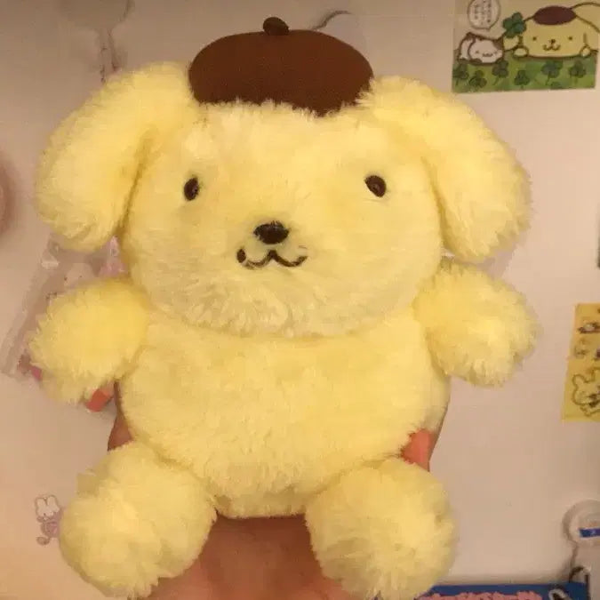 [BUNJANG] Rare Pompompurin "Potato Pudding" Plush Doll / 타임세일! 초레어! 일본 고전 폼폼푸린 인형 감자 푸딩 키티