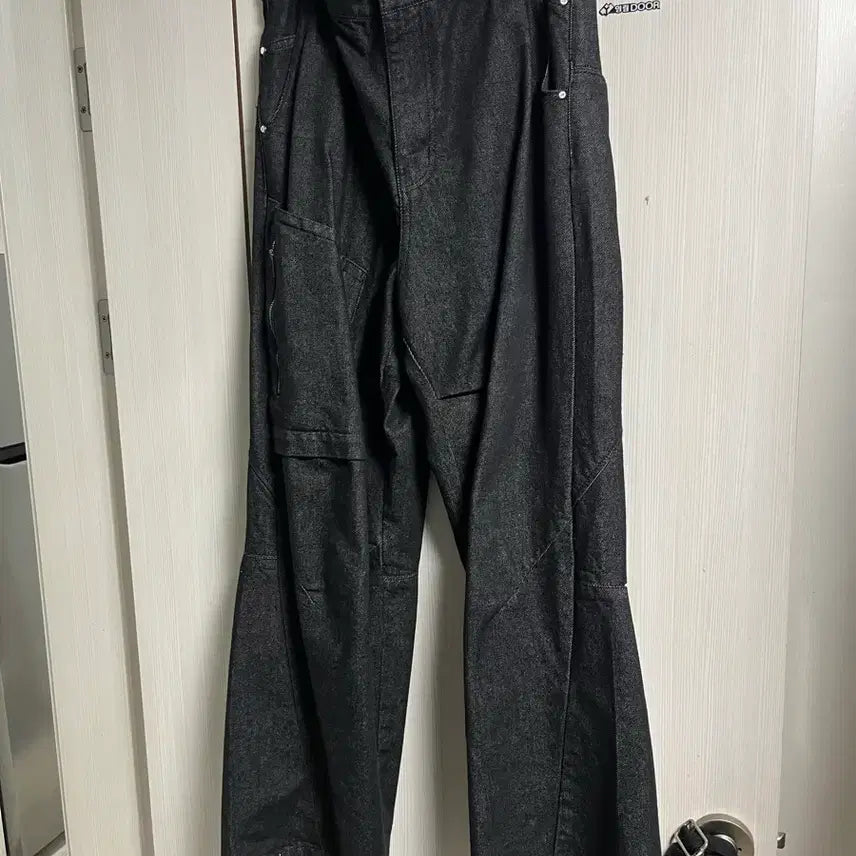 [BUNJANG] ETCE Side Pocket Denim Pants Black L / ETCE 사이드 포켓 데님 팬츠 블랙 L 1회착