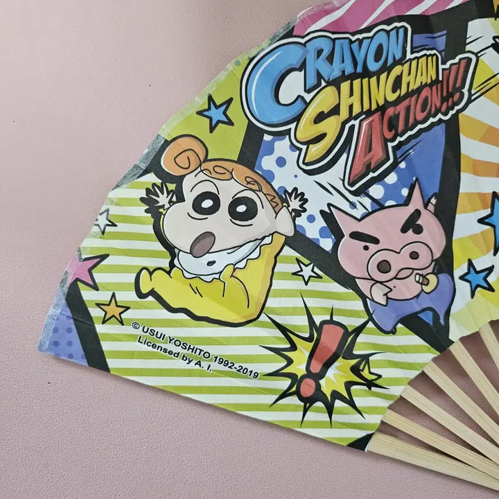 [BUNJANG] Crayon Shin-chan Wooden Fan / 짱구는못말려 부채