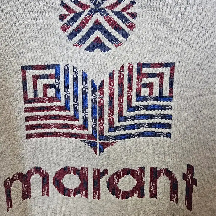 [BUNJANG] Isabel Marant Half-Zip Logo Knit Sweater / 38) 이자벨 마랑 Isabel Marant 하프 지퍼 로고 니트