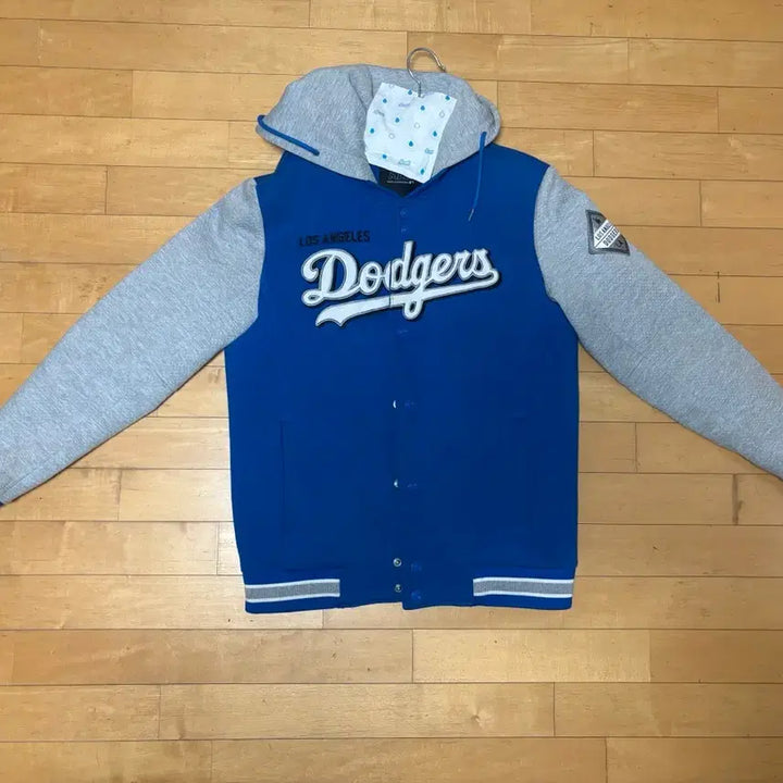 [BUNJANG] MLB LA Dodgers Old School Hooded Baseball Jacket / [빈티지/2015] MLB 정품 LA 다저스 올드스쿨 후드 야구점퍼
