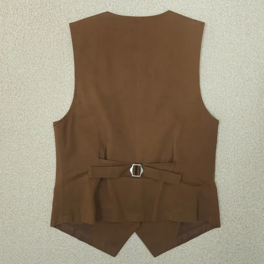 [BUNJANG] COCOMARIN Vintage Vest - Camel Brown (Women&