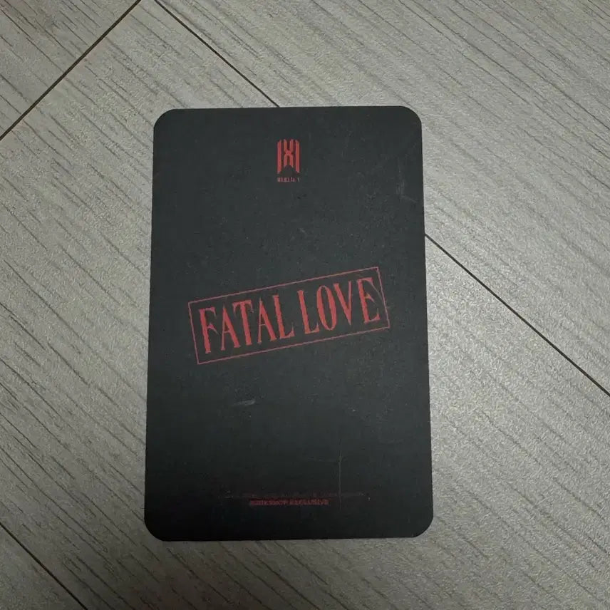 [BUNJANG] MONSTA X Hyungwon FATAL LOVE SUBK Photocard / 몬스타엑스 페이탈럽 FATAL LOVE SUBK 형원 포카