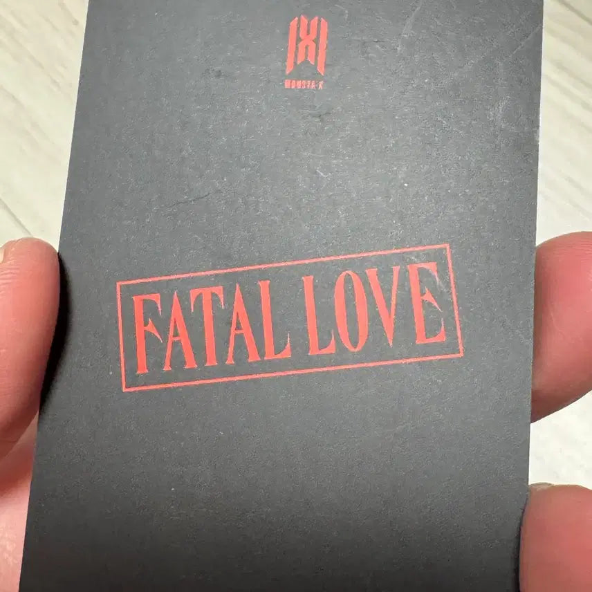 [BUNJANG] MONSTA X Hyungwon FATAL LOVE SUBK Photocard / 몬스타엑스 페이탈럽 FATAL LOVE SUBK 형원 포카