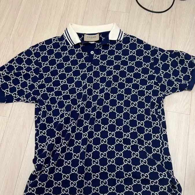 [SOLD OUT] 구찌 자카드 폴로 반팔티 L-XL