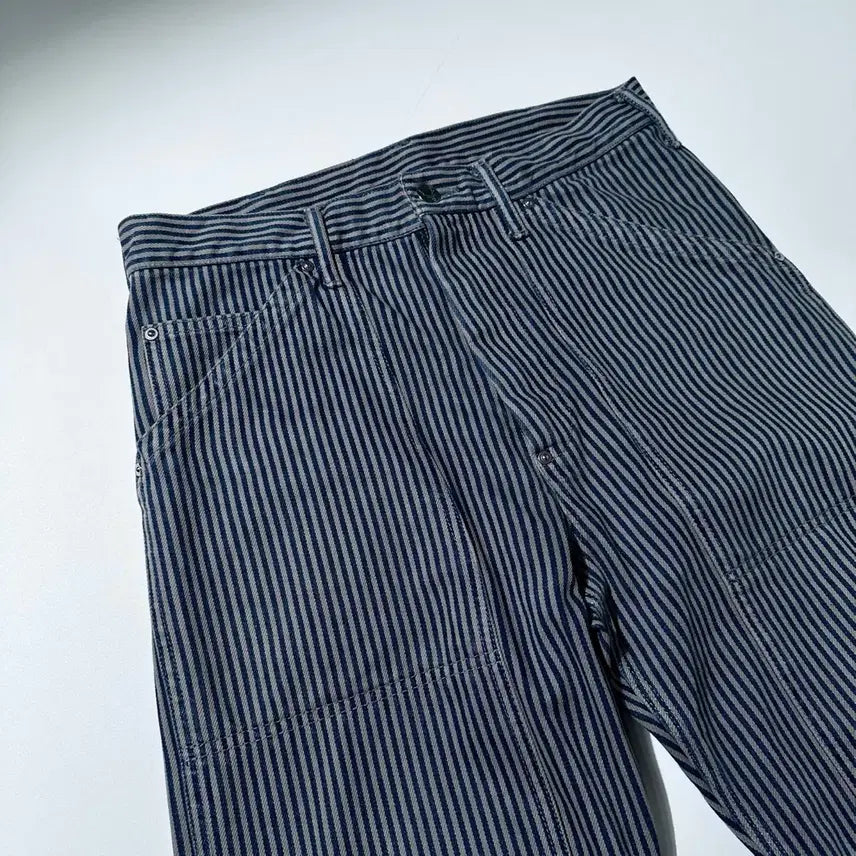 [SOLD OUT] [30-31]사우스2 웨스트8 남이서팔 히코리 스트라이프 더블니 데님팬츠