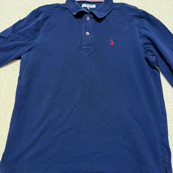 [BUNJANG] Polo Navy Collar T-Shirt / 폴로 카라 티셔츠 네이비