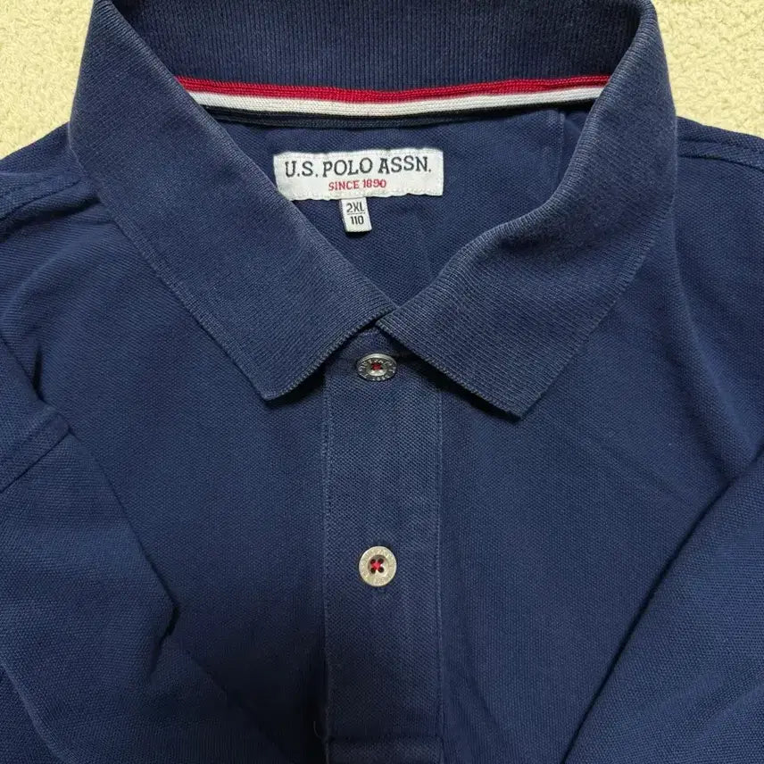 [BUNJANG] Polo Navy Collar T-Shirt / 폴로 카라 티셔츠 네이비