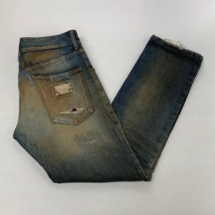 [BUNJANG] D&amp;G Distressed Denim Jeans / D&amp;G 돌체앤가바나 디스트로이드진 데님팬츠 (30)