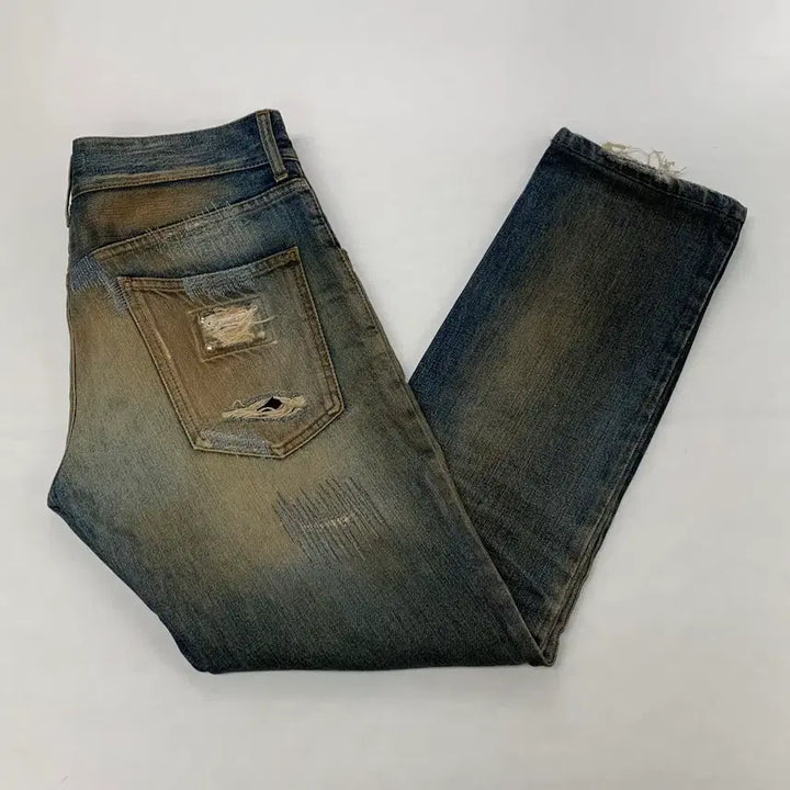 [BUNJANG] D&amp;G Distressed Denim Jeans / D&amp;G 돌체앤가바나 디스트로이드진 데님팬츠 (30)