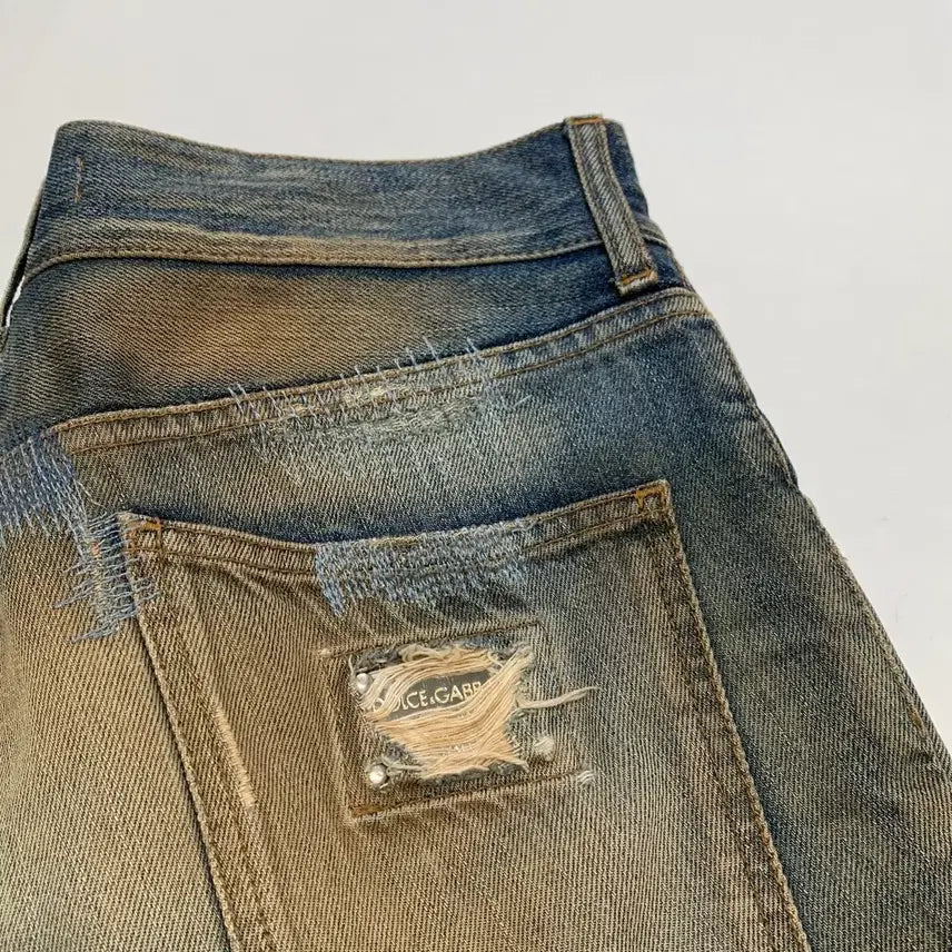 [BUNJANG] D&amp;G Distressed Denim Jeans / D&amp;G 돌체앤가바나 디스트로이드진 데님팬츠 (30)