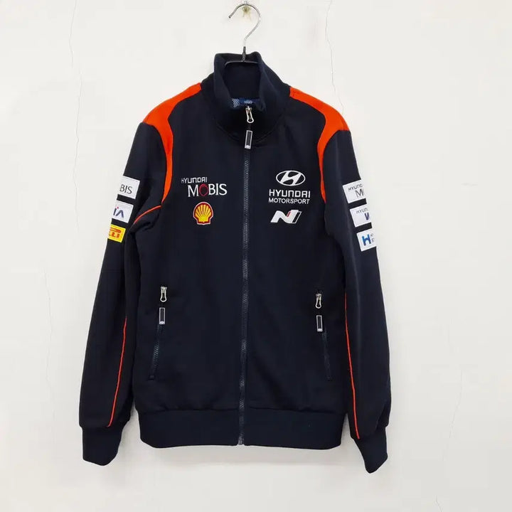 [BUNJANG] Hyundai Motors Racing Team N Cotton Poly Jersey Zip-up Jacket / 현대모터스 레이싱팀 N 코튼 폴리 져지 집업 자켓 M
