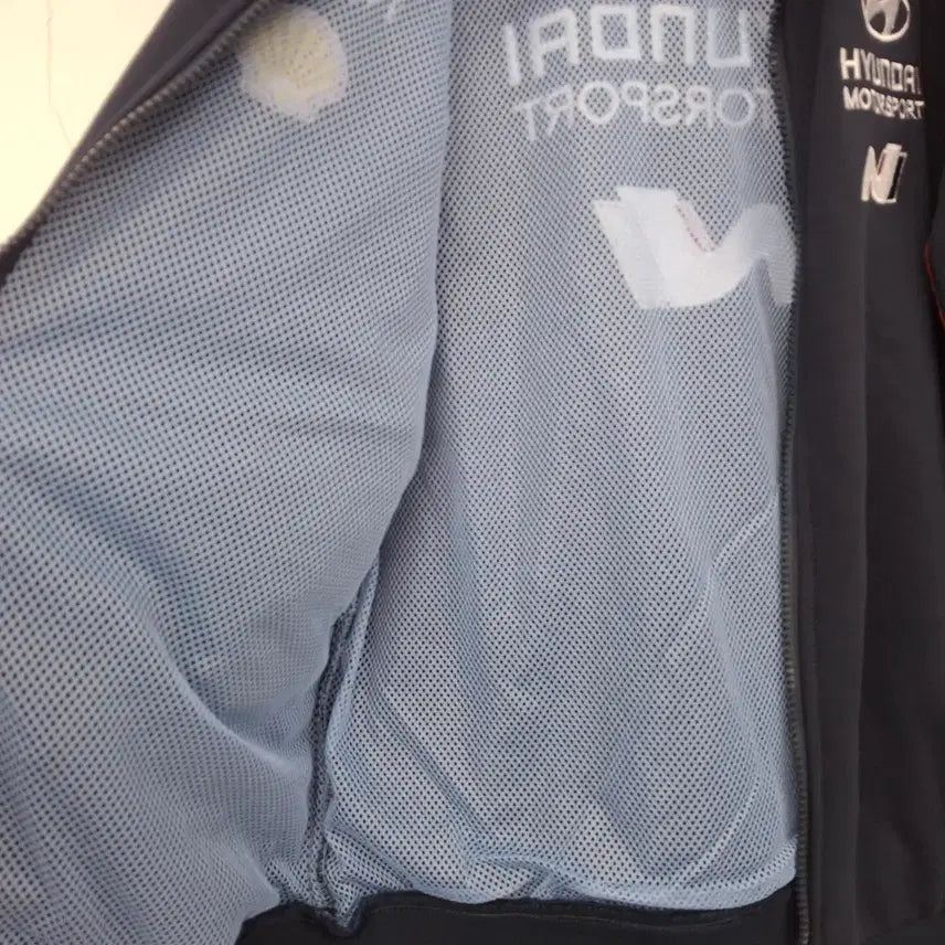[BUNJANG] Hyundai Motors Racing Team N Cotton Poly Jersey Zip-up Jacket / 현대모터스 레이싱팀 N 코튼 폴리 져지 집업 자켓 M
