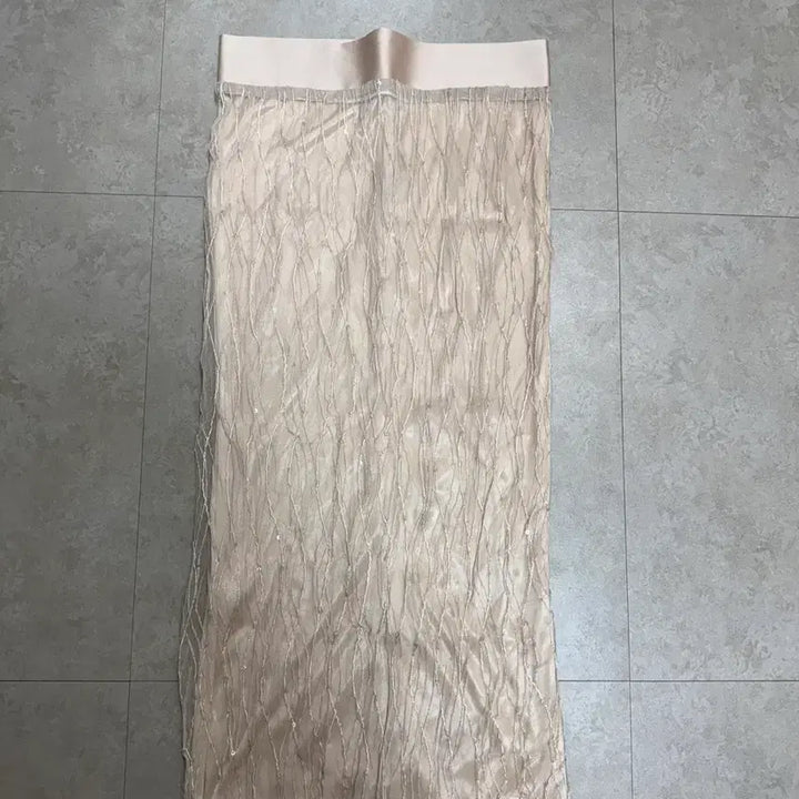 [BUNJANG] High Classic Beige Pearl Long Skirt / 베이지 펄스커트 S사이즈 새제품 하이클래식