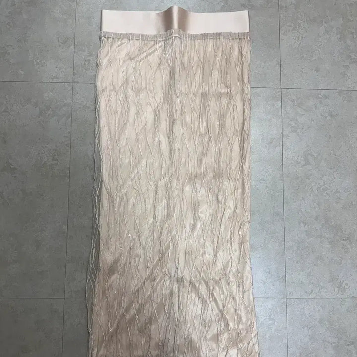 [BUNJANG] High Classic Beige Pearl Long Skirt / 베이지 펄스커트 S사이즈 새제품 하이클래식