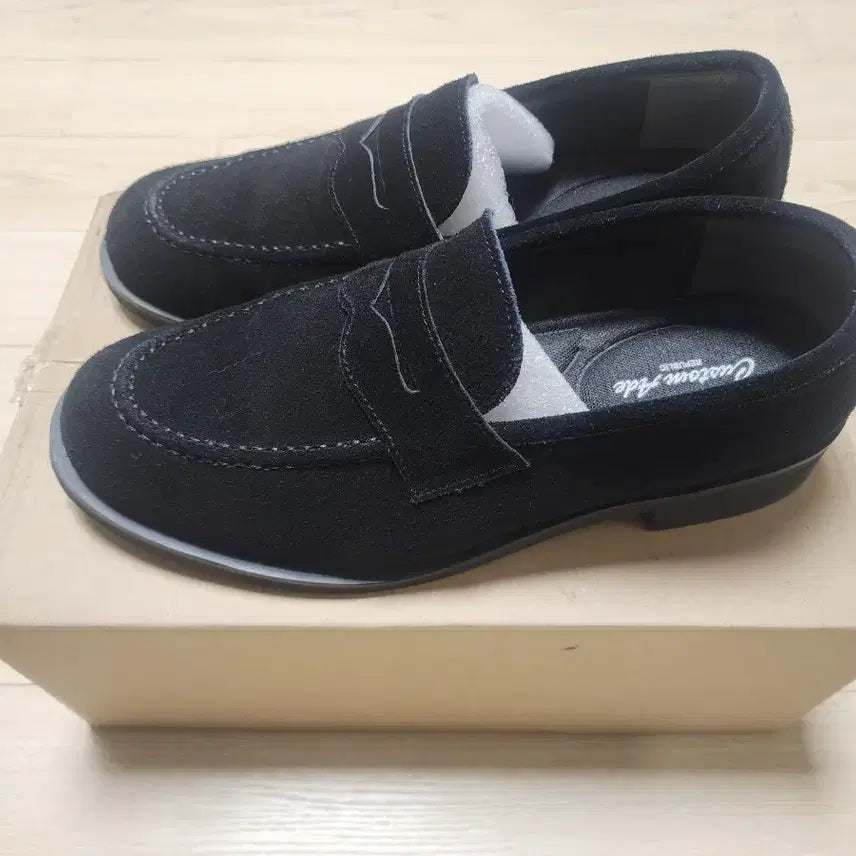 [SOLD OUT] (커스텀에이드) 스웨이드 블랙 페니로퍼 270
