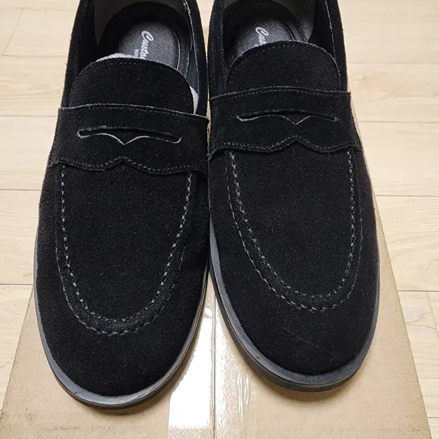 [SOLD OUT] (커스텀에이드) 스웨이드 블랙 페니로퍼 270