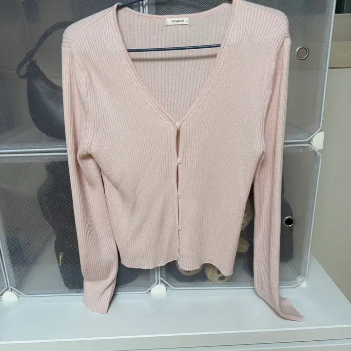 [SOLD OUT] 브이넥 골지 가디건