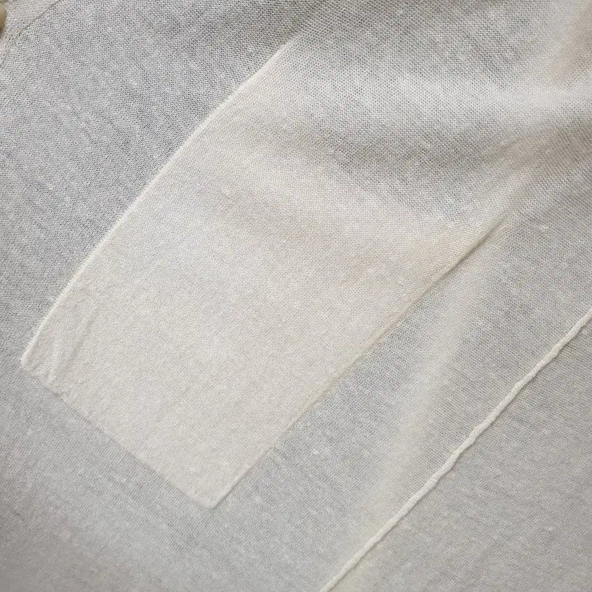 [BUNJANG] Theory Cream Ivory Wool Linen Blend Back Slit Long Cardigan / theory 띠어리 크림아이보리 울리넨블렌드 백슬릿 오픈 롱가디건