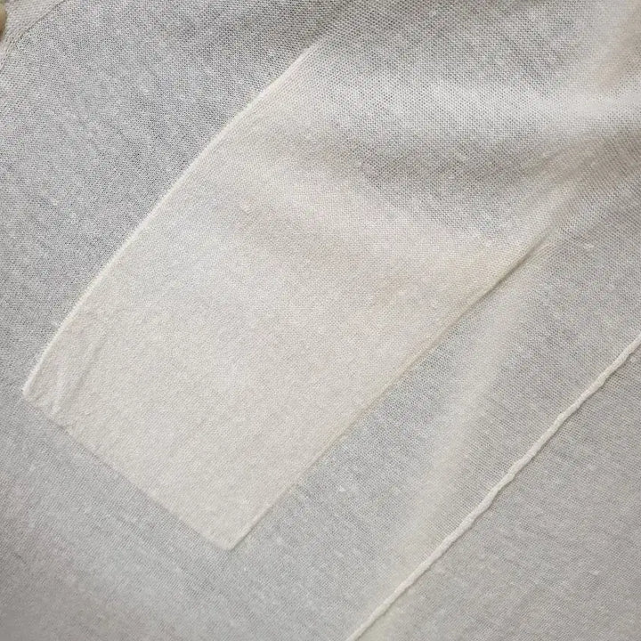 [BUNJANG] Theory Cream Ivory Wool Linen Blend Back Slit Long Cardigan / theory 띠어리 크림아이보리 울리넨블렌드 백슬릿 오픈 롱가디건