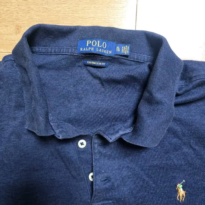 [BUNJANG] Polo Custom Slim Fit Polo Shirt XL / 폴로 커스텀슬림핏 카라티 xl