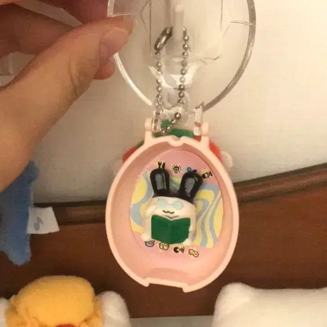 [BUNJANG] Vintage Tamagotchi Mimitchi Keychain / 초레어! 일본 1996 1997 고전 다마고치 미미치 키링 키티 똥사이즈