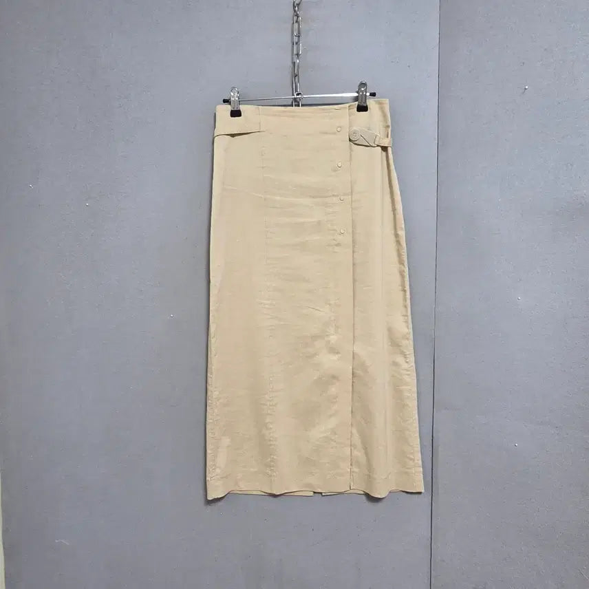[BUNJANG] Deuel Linen Blend Long Skirt (Size 55) / 듀엘 린넨함유 롱스커트 55  n4706