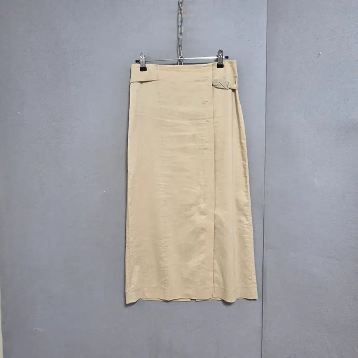 [BUNJANG] Deuel Linen Blend Long Skirt (Size 55) / 듀엘 린넨함유 롱스커트 55  n4706