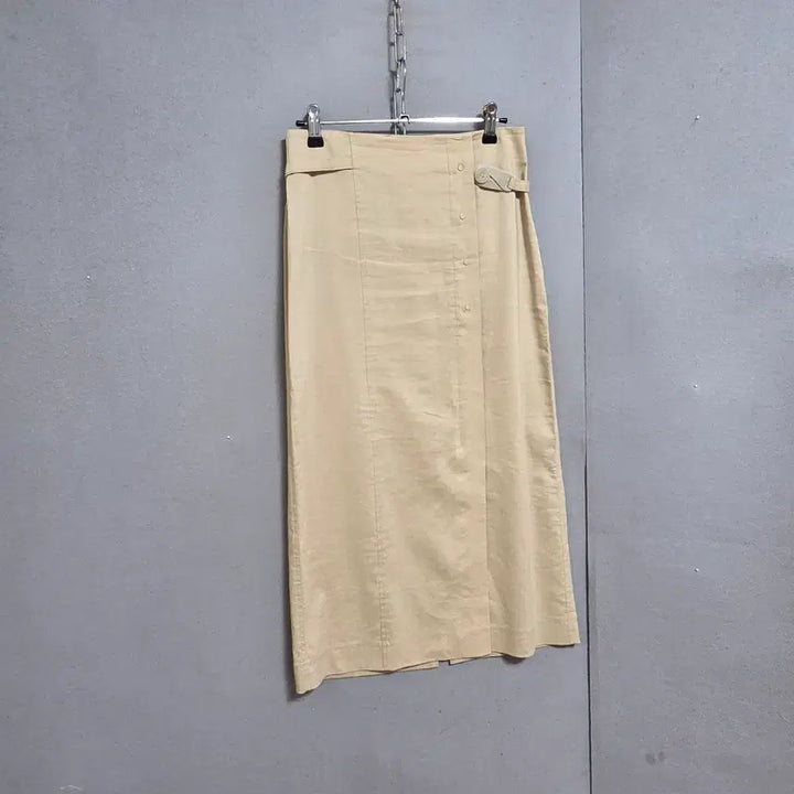 [BUNJANG] Deuel Linen Blend Long Skirt (Size 55) / 듀엘 린넨함유 롱스커트 55  n4706