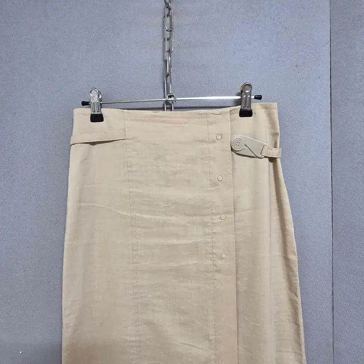 [BUNJANG] Deuel Linen Blend Long Skirt (Size 55) / 듀엘 린넨함유 롱스커트 55  n4706