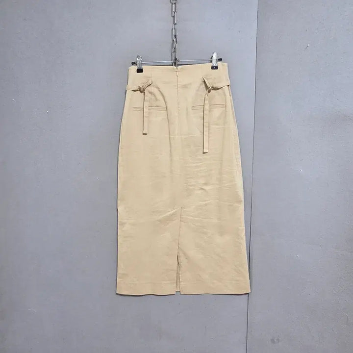 [BUNJANG] Deuel Linen Blend Long Skirt (Size 55) / 듀엘 린넨함유 롱스커트 55  n4706