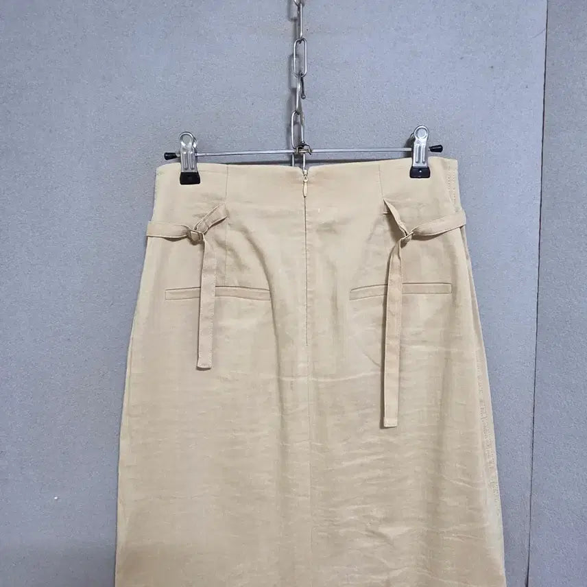 [BUNJANG] Deuel Linen Blend Long Skirt (Size 55) / 듀엘 린넨함유 롱스커트 55  n4706