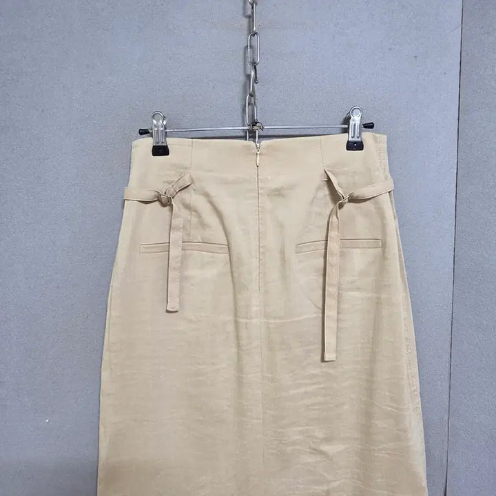 [BUNJANG] Deuel Linen Blend Long Skirt (Size 55) / 듀엘 린넨함유 롱스커트 55  n4706