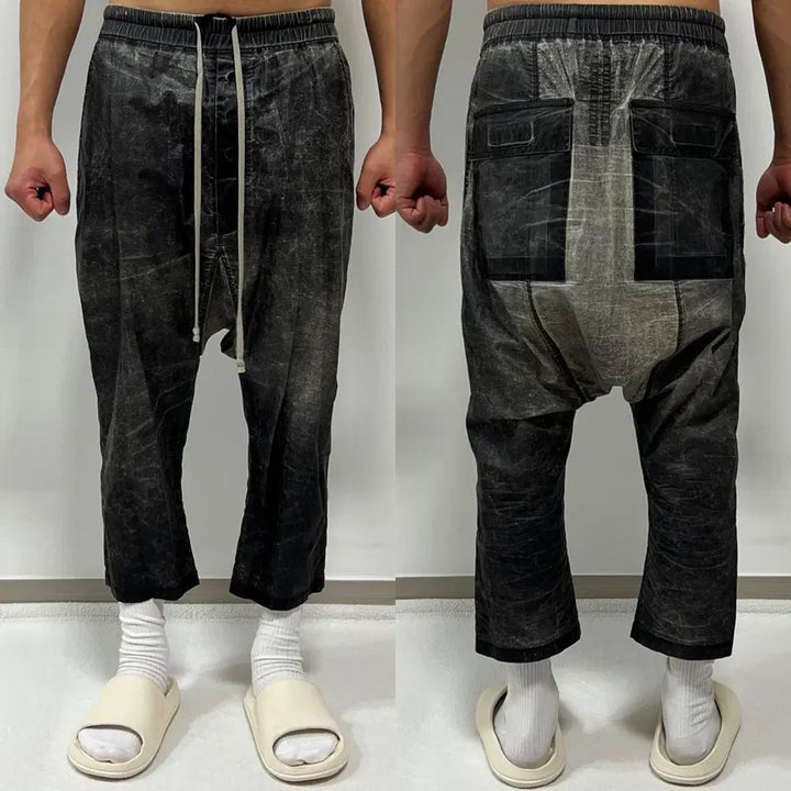 [BUNJANG] Rick Owens DRKSHDW Low Crotch Cropped Pants / 릭오웬스 17SS 다크쉐도우 로우 크러치 크롭 배기 팬츠