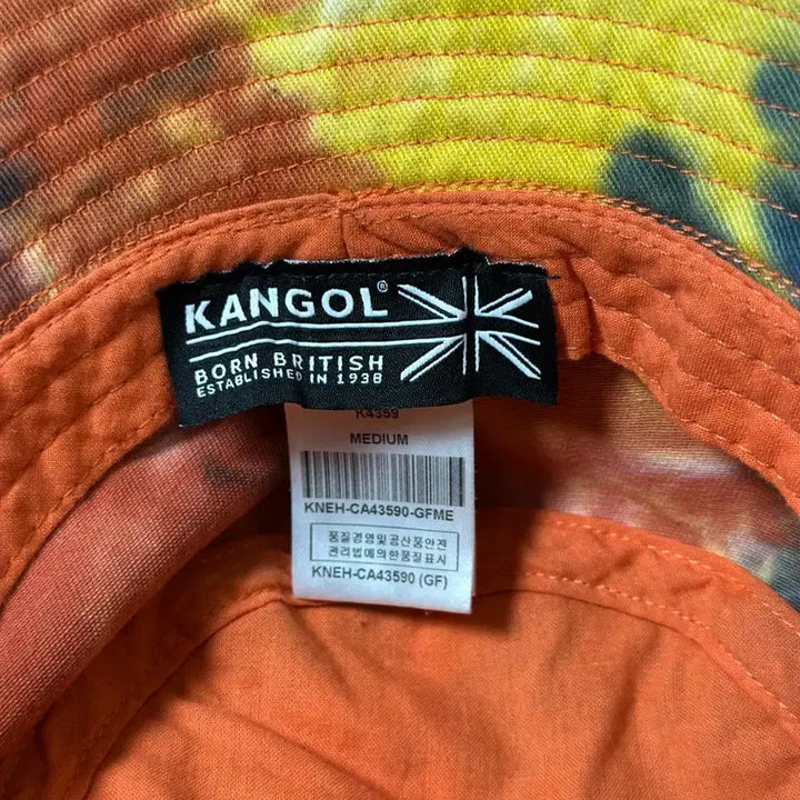 [BUNJANG] Kangol Tie-Dye Bucket Hat / 캉골 타이 다이 버킷햇 M