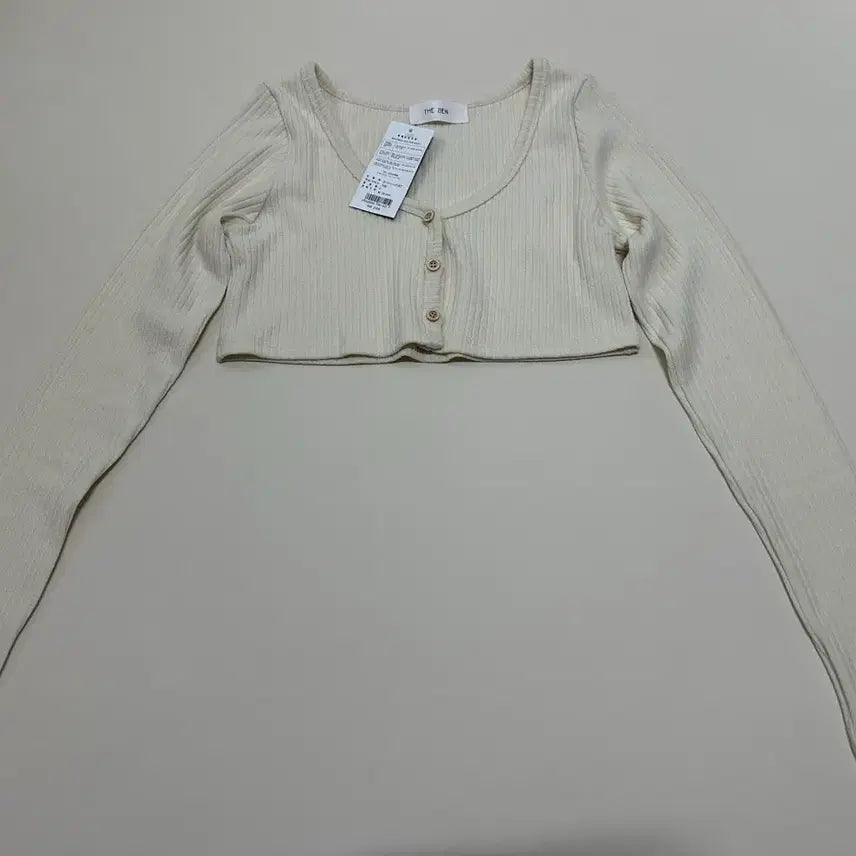 [BUNJANG] Ivory Crop Knit Cardigan / (새상품) 아이보리 크롭 니트 가디