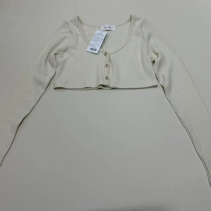[BUNJANG] Ivory Crop Knit Cardigan / (새상품) 아이보리 크롭 니트 가디